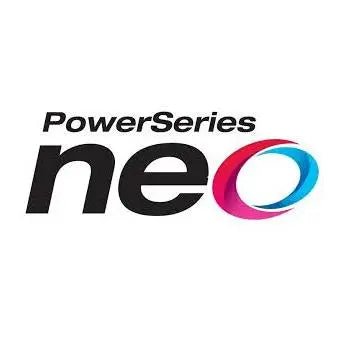 DSC PowerSeries Neo security control panel with expansion modules installed in Austin, Texas