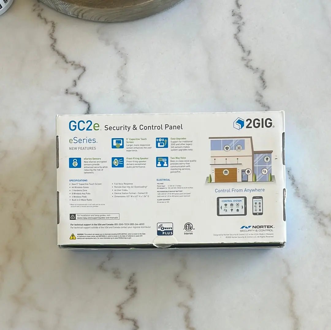 2GIG GC2e Security & Control Panel eSeries - Avenger Security