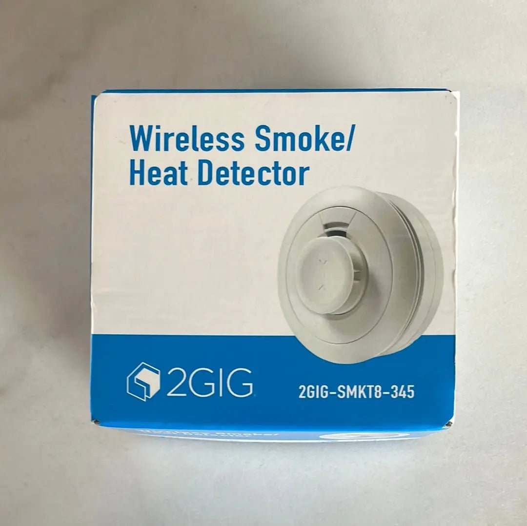 2GIG - SMKT8 - 345 Wireless Smoke | Heat Detector - Avenger Security