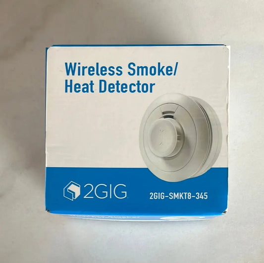2GIG - SMKT8 - 345 Wireless Smoke | Heat Detector - Avenger Security