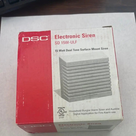 DSC SD15W - ULF Electronic Alarm System Siren - Avenger Security