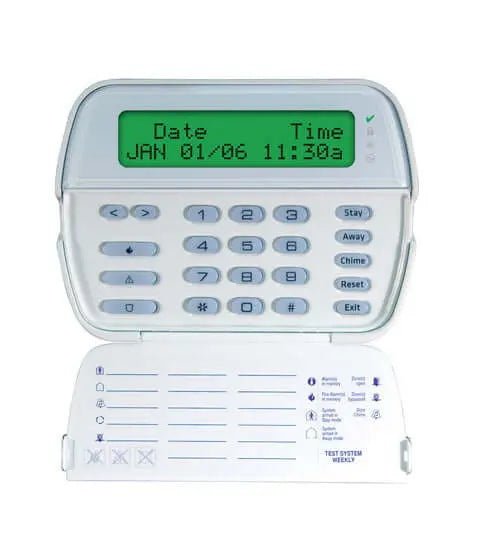 DSC Keypad RFK5500 PowerSeries LCD English with Built - In Wireless Receiver - Avenger Security