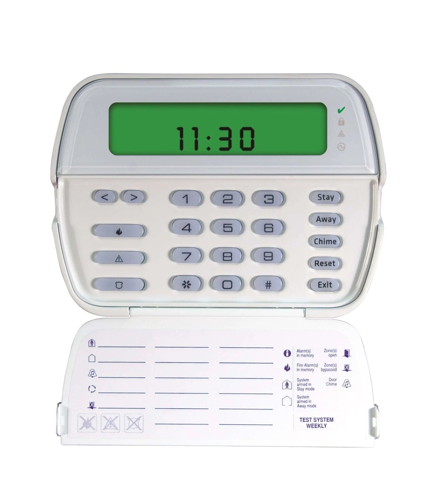 DSC RFK5501 PowerSeries LCD Picture Icon Keypad with Built - In Wireless Receiver - Avenger Security