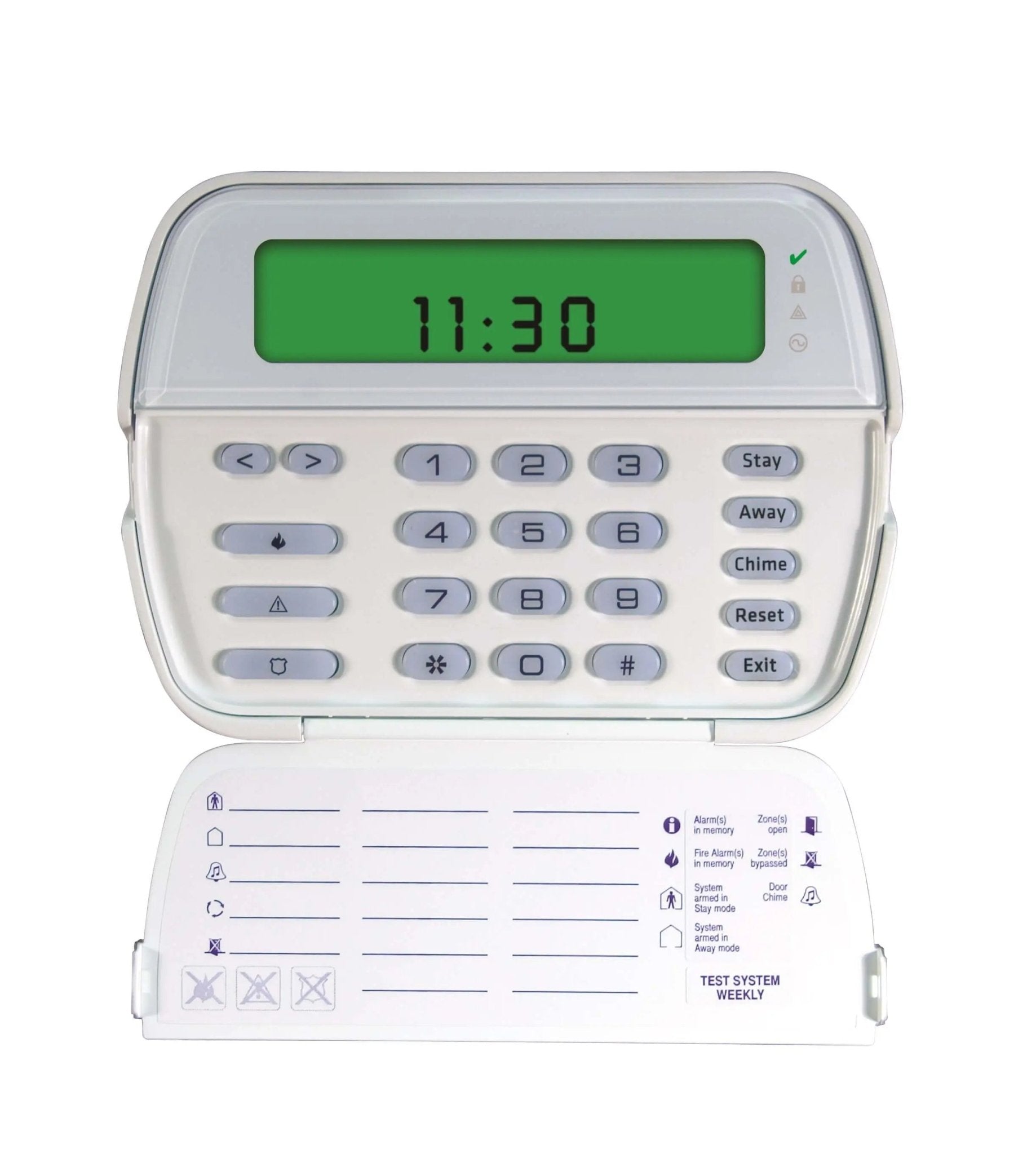 DSC RFK5501 PowerSeries LCD Picture Icon Keypad with Built - In Wireless Receiver - Avenger Security