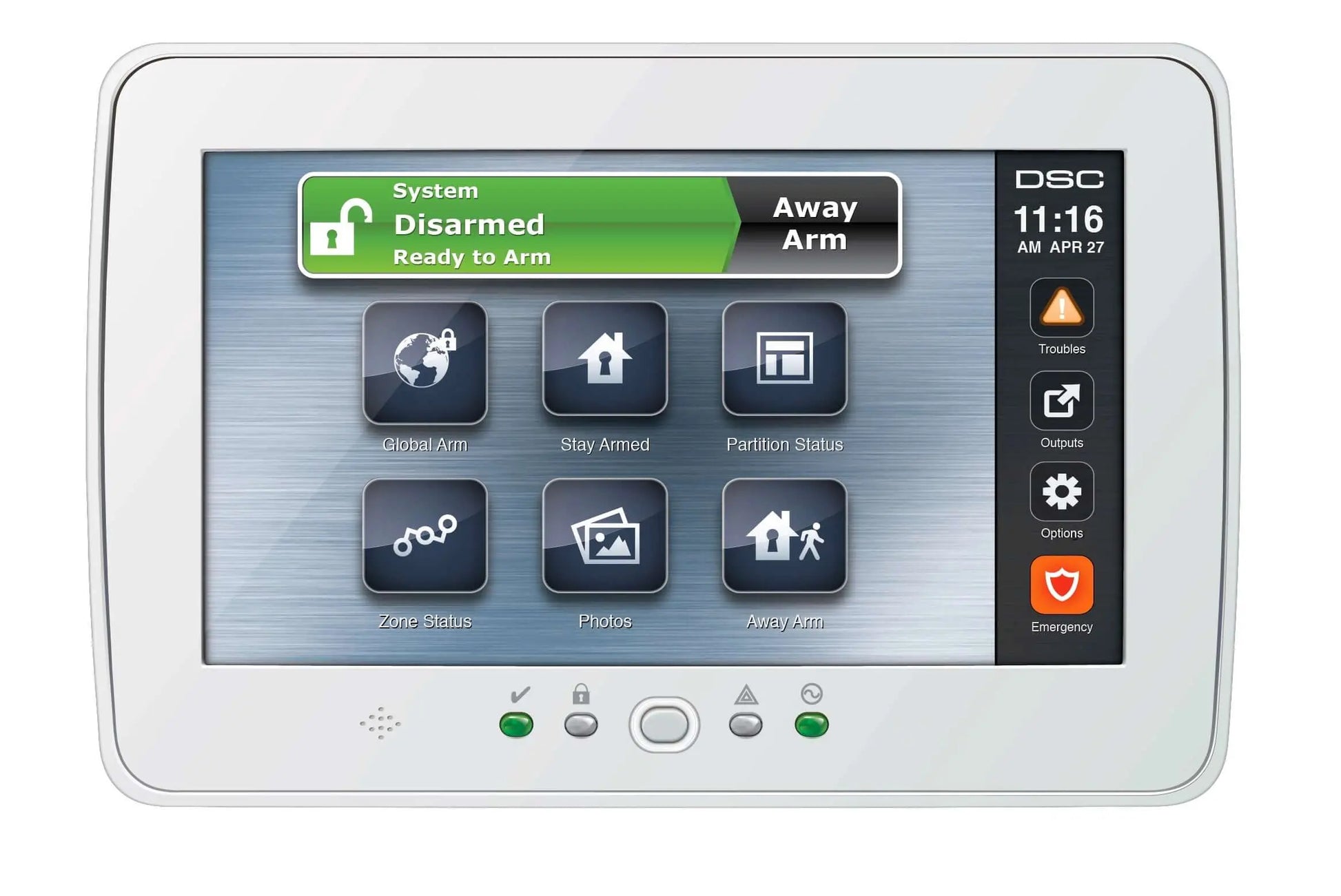 DSC PTK5507 PowerSeries TouchScreen Keypad - Avenger Security