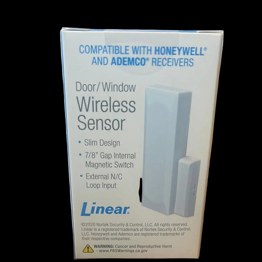 Slim wireless security sensor compatible with older Honeywell Ademco 5800 series panels